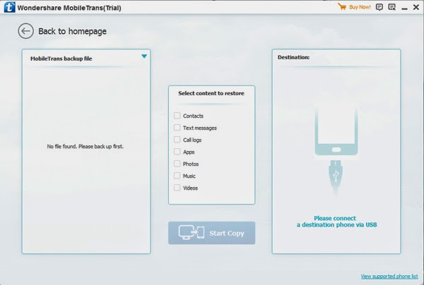 iPhone contacts transfer