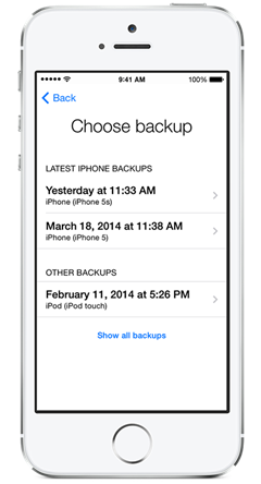 recover data on iCloud