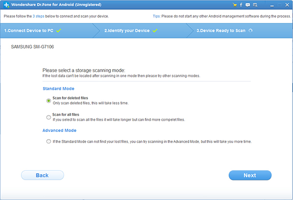 restore data on samsung smartphone