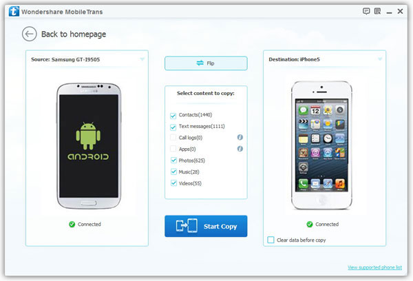 transfer contacts from samsung to iphone 6