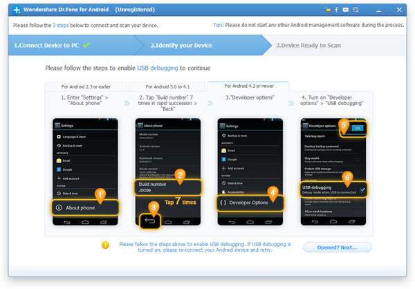 usb debug for samsung